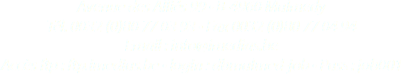 Avenue des Alliés 99 • B-4960 Malmedy
Tél. 0032 (0)80 77 03 93 • Fax 0032 (0)80 77 04 94 Email : info@imedias.be
Accès ftp : ftp.imedias.be • login : dbmalmed-job • Pass : job001